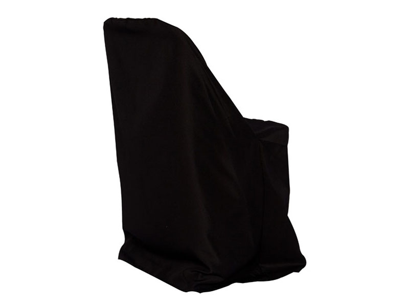 Poly Black Folding Chair Covers ELEMENT   POLYBLACKFOLDCOVER 